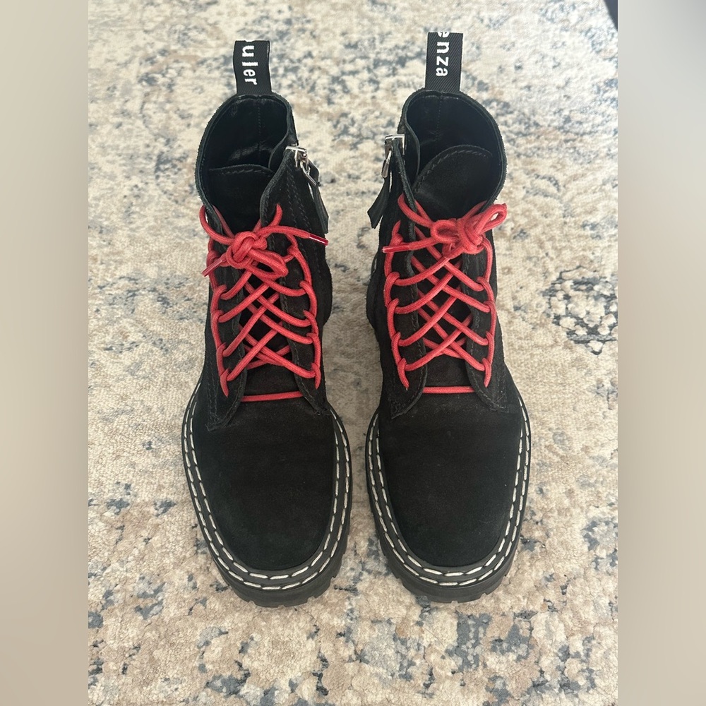 Proenza Schouler Black Textured Sole Boots